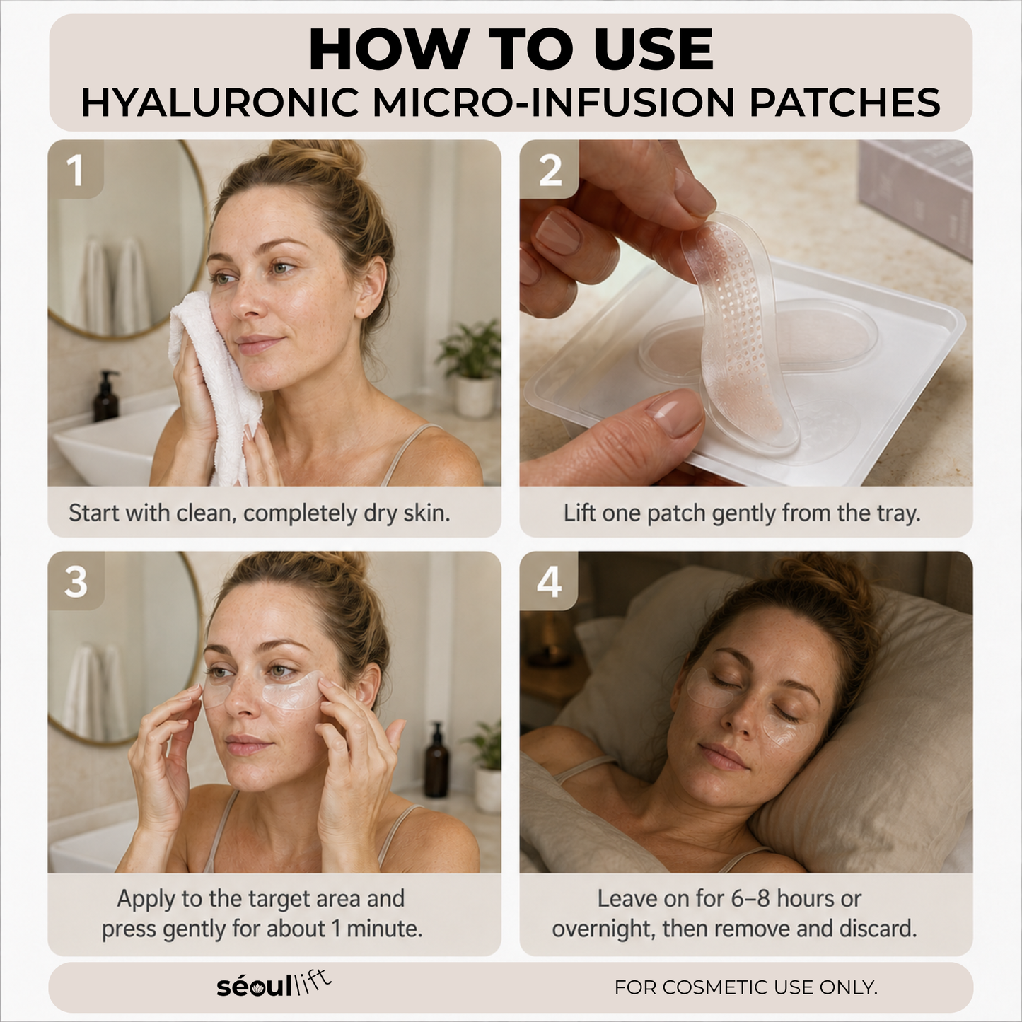Hyaluronic Micro-Infusion Patches