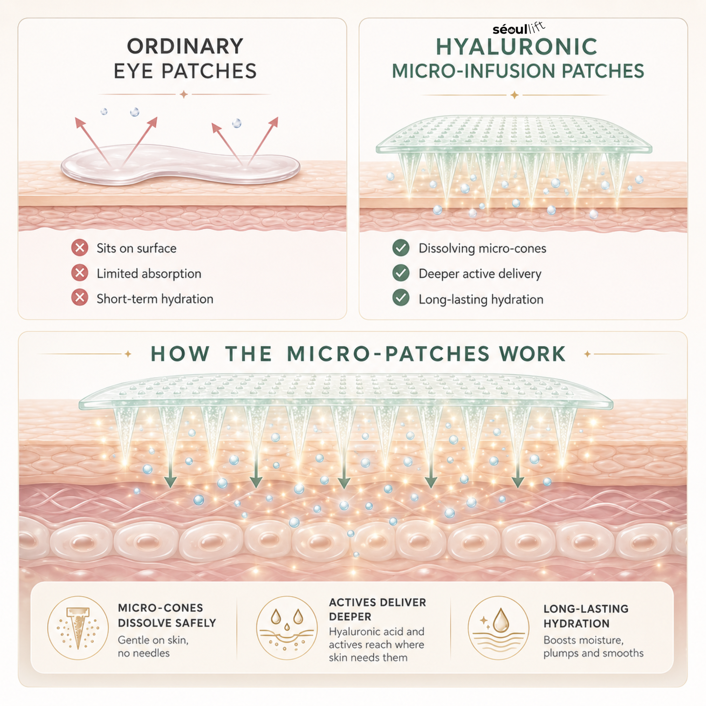 Hyaluronic Micro-Infusion Patches
